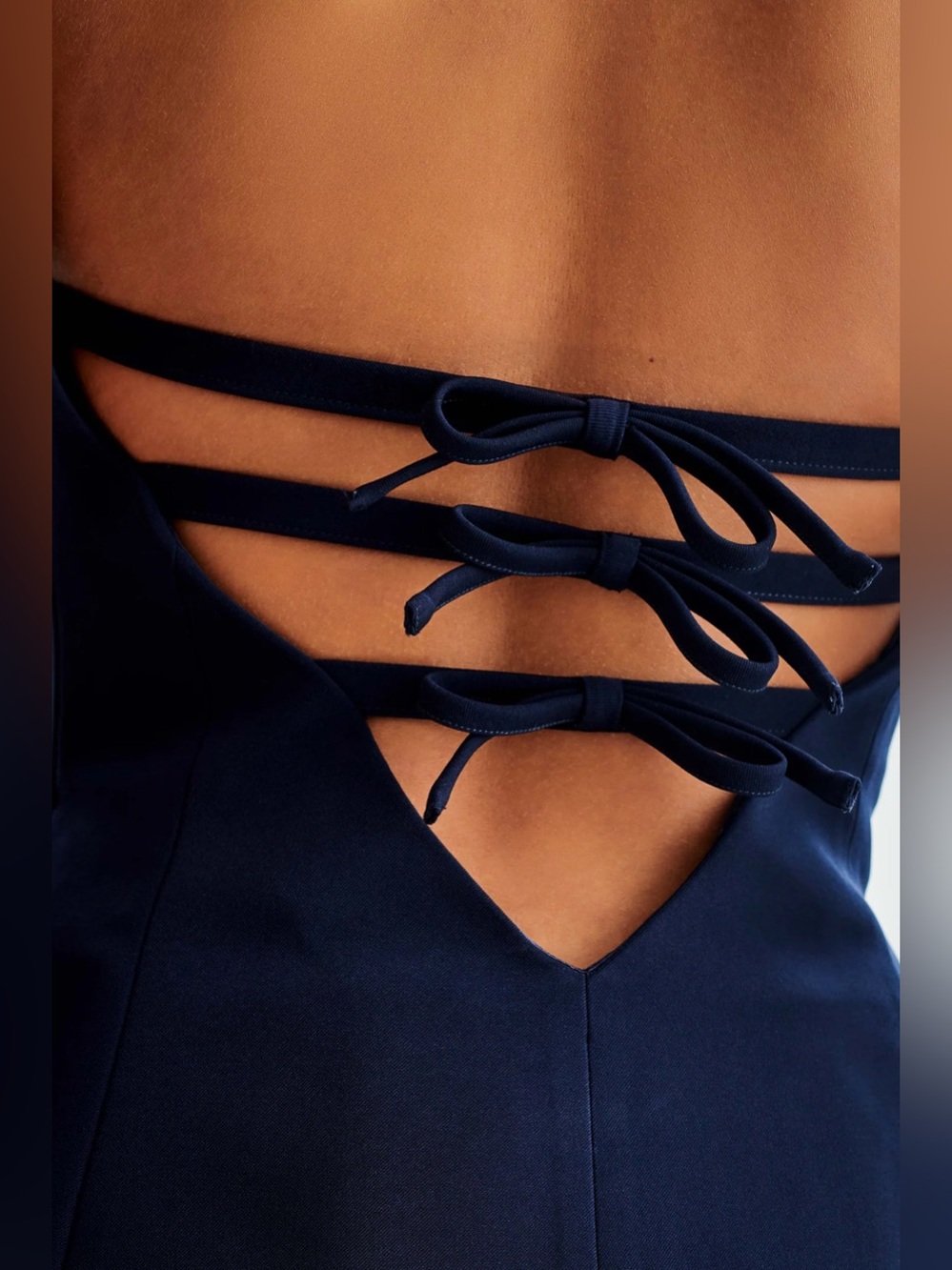 Meshki Neeka Strapless Bow Back Mini Dress - Picture 7 of 13
